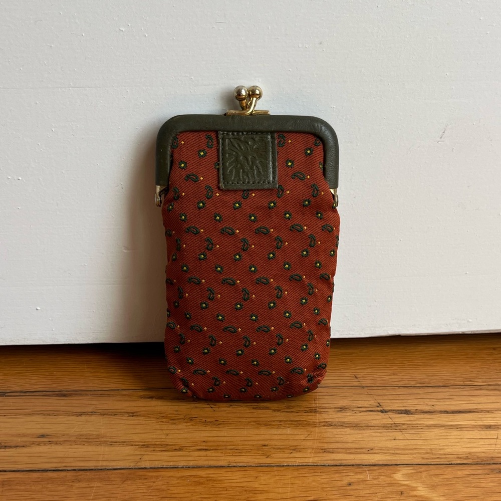 Anne Klein by St Thomas Patterned Fabric Change Purse